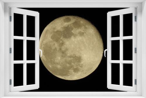 Fototapeta Naklejka Na Ścianę Okno 3D - full moon 30/04/2018