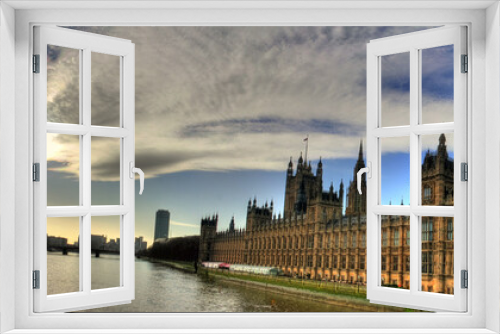 Fototapeta Naklejka Na Ścianę Okno 3D - London - Houses of Parliament / Big Ben