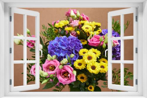 Fototapeta Naklejka Na Ścianę Okno 3D - nice bouquet of flowers
