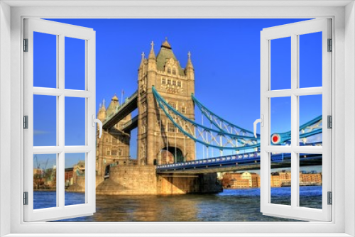 Fototapeta Naklejka Na Ścianę Okno 3D - London - Tower Bridge