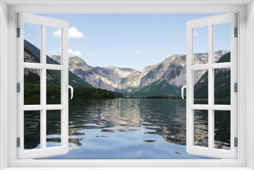Fototapeta Naklejka Na Ścianę Okno 3D - Beatiful view over the lake