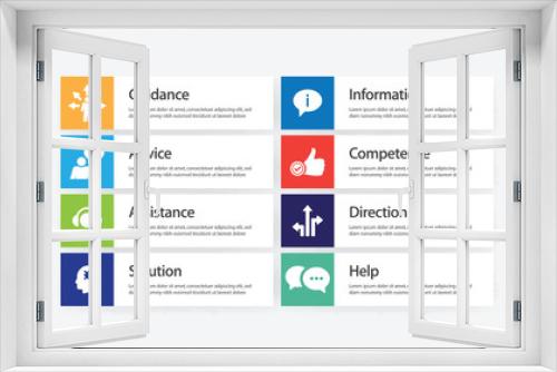 Support Infographic Icon Set