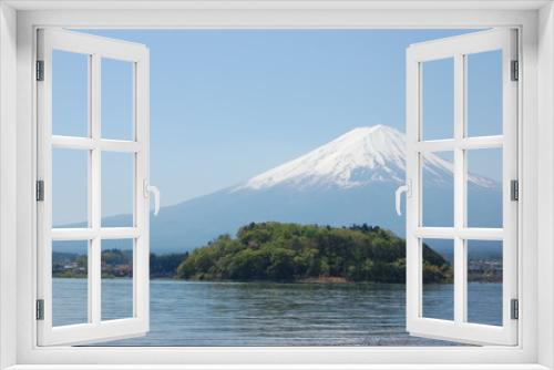 Fototapeta Naklejka Na Ścianę Okno 3D - 富士山