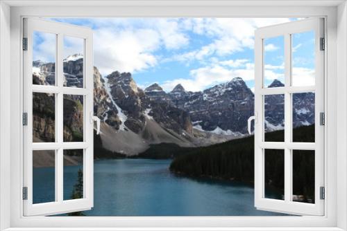 Fototapeta Naklejka Na Ścianę Okno 3D - Lake Moraine on a nice summer sunny day