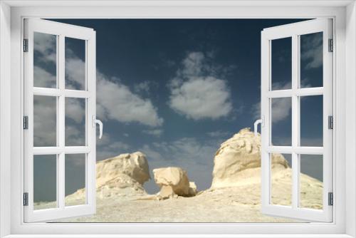 Fototapeta Naklejka Na Ścianę Okno 3D - in der weissen wüste