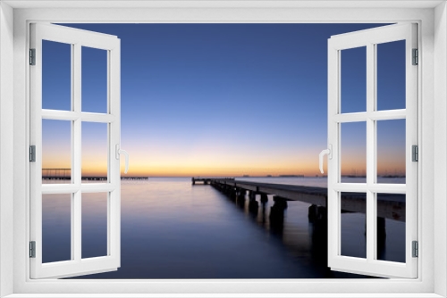 Fototapeta Naklejka Na Ścianę Okno 3D - Amanecer en el Mar Menor
