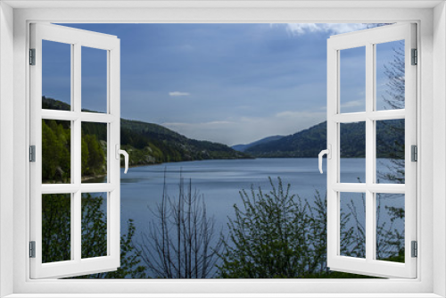 Fototapeta Naklejka Na Ścianę Okno 3D - jezioro zalew 