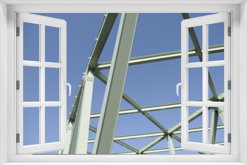 Fototapeta Naklejka Na Ścianę Okno 3D - 緑色の橋