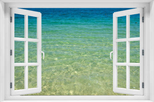 Fototapeta Naklejka Na Ścianę Okno 3D - empty clear seascape background