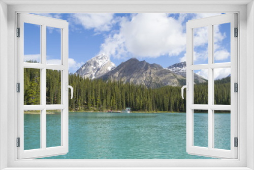 Fototapeta Naklejka Na Ścianę Okno 3D - Maligne Lake, Banff, Canada