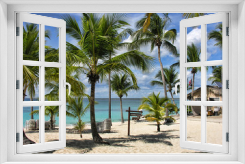 Fototapeta Naklejka Na Ścianę Okno 3D - Coast of Santo Domingo, Dominican Republic