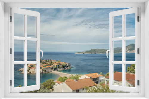 Fototapeta Naklejka Na Ścianę Okno 3D - Montenegro Sveti Stefan