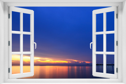 Fototapeta Naklejka Na Ścianę Okno 3D - Beautiful sky on twilight time