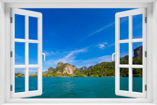 Fototapeta Naklejka Na Ścianę Okno 3D - Tropical Railay beach Krabi Thailand