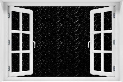 Fototapeta Naklejka Na Ścianę Okno 3D - Digital grunge texture on a black background. Grainy black and white seamless pattern. Design element.