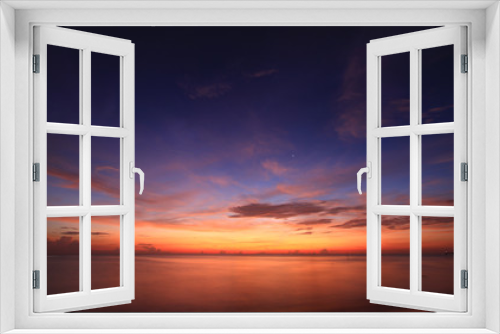 Fototapeta Naklejka Na Ścianę Okno 3D - Beautiful sky on twilight time for background