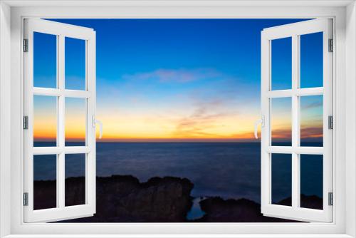 Fototapeta Naklejka Na Ścianę Okno 3D - Just before sunrise, Adriatic sea, Puglia, Italy