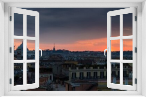 Fototapeta Naklejka Na Ścianę Okno 3D - Panoramic view of Rome