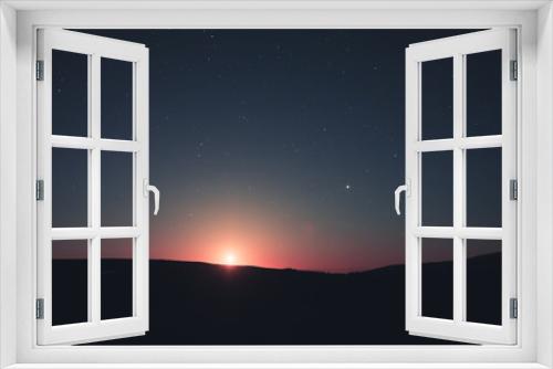 Fototapeta Naklejka Na Ścianę Okno 3D - Moon rise 2