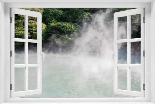Fototapeta Naklejka Na Ścianę Okno 3D - Sulfur hot spring lake in Taiwan Beitou region