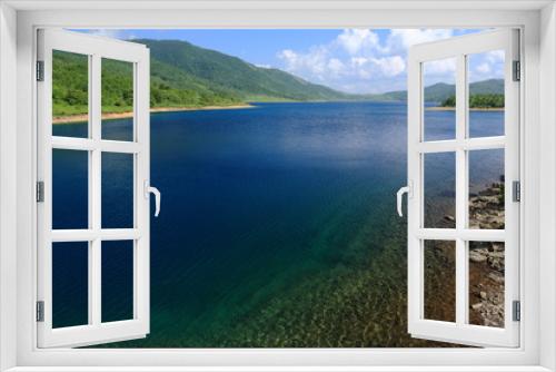Fototapeta Naklejka Na Ścianę Okno 3D - 夏の野反湖