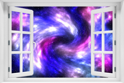 Fototapeta Naklejka Na Ścianę Okno 3D - Large cluster of stars. Colorful nebula. Space abstract background