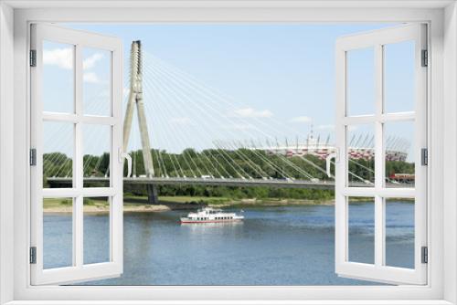 Fototapeta Naklejka Na Ścianę Okno 3D - Bridge Over Wistula River