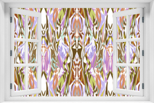 Fototapeta Naklejka Na Ścianę Okno 3D - Seamless abstract ornamental pattern