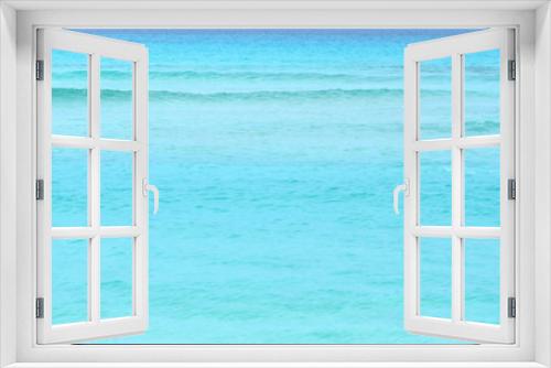 Fototapeta Naklejka Na Ścianę Okno 3D - Background of a bright turquoise sea water