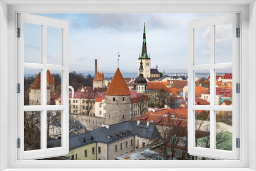 Fototapeta Naklejka Na Ścianę Okno 3D - Tallinn, die Hauptstadt von Estland (Estonia)