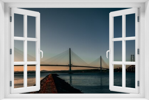 Fototapeta Naklejka Na Ścianę Okno 3D - Three Bridges Panorama