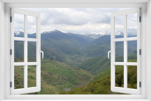 Fototapeta Naklejka Na Ścianę Okno 3D - vue du col d'aspin pyrénées