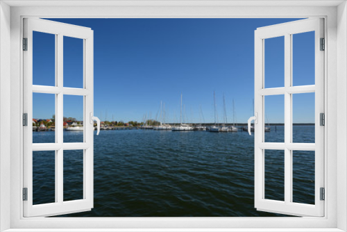 Fototapeta Naklejka Na Ścianę Okno 3D - Segelschiffe im Hafenb Breege auf Rügen