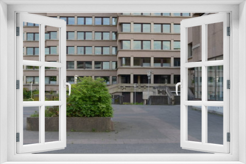 Fototapeta Naklejka Na Ścianę Okno 3D - Brutalisms Architecture Siegen-Geisweid