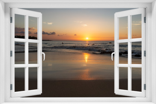 Fototapeta Naklejka Na Ścianę Okno 3D - hapuna beach sunset hawaii