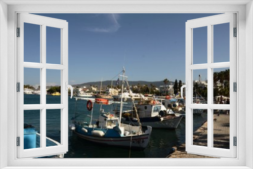 Fototapeta Naklejka Na Ścianę Okno 3D - Port de Kos (Grèce)
