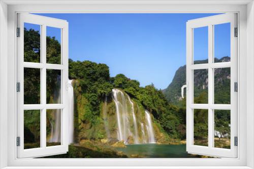 Fototapeta Naklejka Na Ścianę Okno 3D - Ban Gioc waterfall in north of Vietnam.