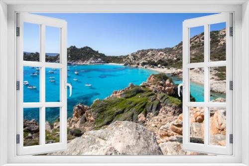 Fototapeta Naklejka Na Ścianę Okno 3D - Spiaggia di Cala Corsara, Sardinia island, Italy