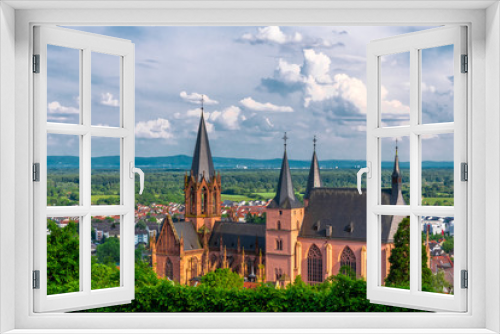 Fototapeta Naklejka Na Ścianę Okno 3D - Church in Oppenheim, Germany