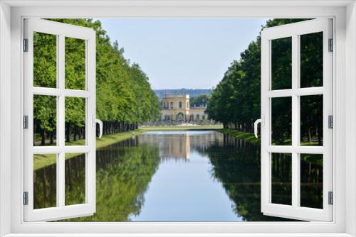 Fototapeta Naklejka Na Ścianę Okno 3D - The Orangerie in the Karlsaue park in Kassel on a sunny day