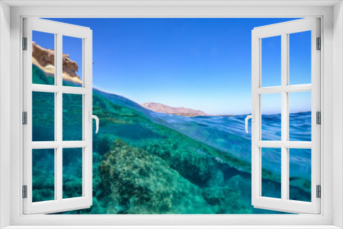 Fototapeta Naklejka Na Ścianę Okno 3D - Unbterwasserwelten