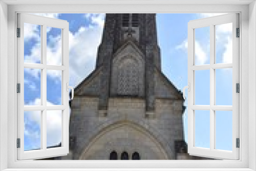 Fototapeta Naklejka Na Ścianę Okno 3D - église de Chaumont
