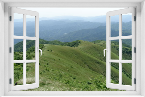 Fototapeta Naklejka Na Ścianę Okno 3D - 日本の岡山の下蒜山