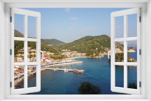 Fototapeta Naklejka Na Ścianę Okno 3D - parga in spring city tourist resort greece