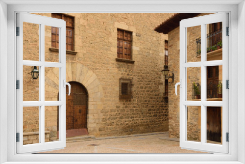 Fototapeta Naklejka Na Ścianę Okno 3D - streets and corners of the medieval village of Mirambel, Maestrazgo, Teruel province, Aragon,Spain