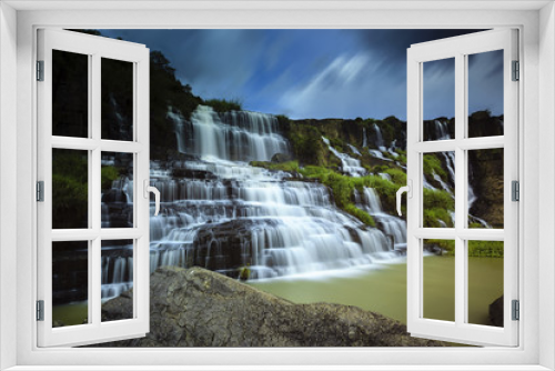 Fototapeta Naklejka Na Ścianę Okno 3D - Pongour Waterfalls (Lam Dong, Vietnam)