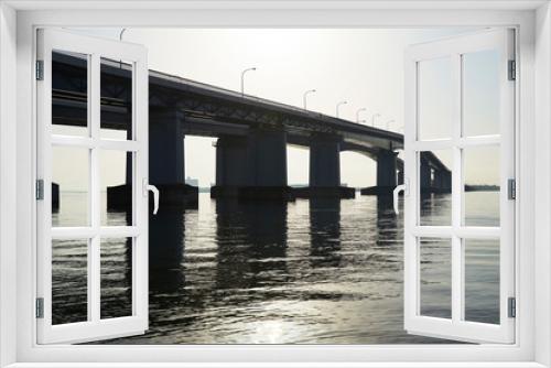 Fototapeta Naklejka Na Ścianę Okno 3D - 琵琶湖大橋