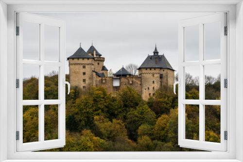 Fototapeta Naklejka Na Ścianę Okno 3D - Château de Malbrouck..Malbrouck Castle..Burg Malbrouck.