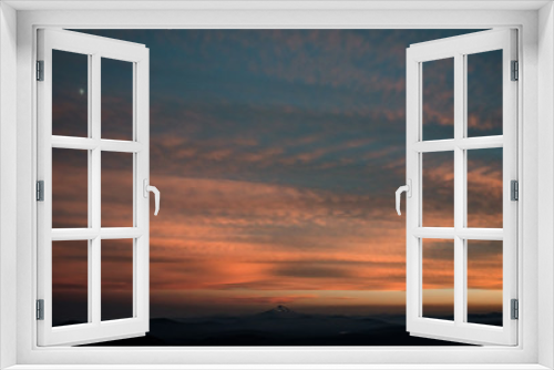 Fototapeta Naklejka Na Ścianę Okno 3D - Night Sky Sunset