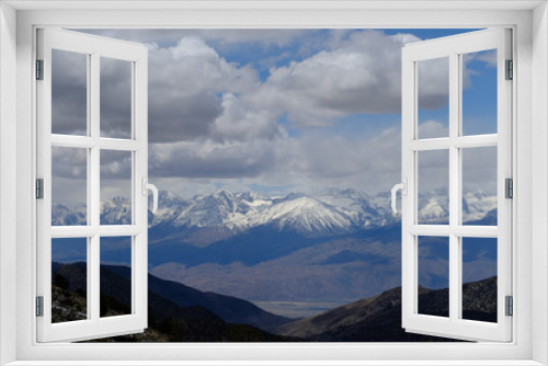 Fototapeta Naklejka Na Ścianę Okno 3D - The Great Basin and the snow-capped White mountains of Eastern California